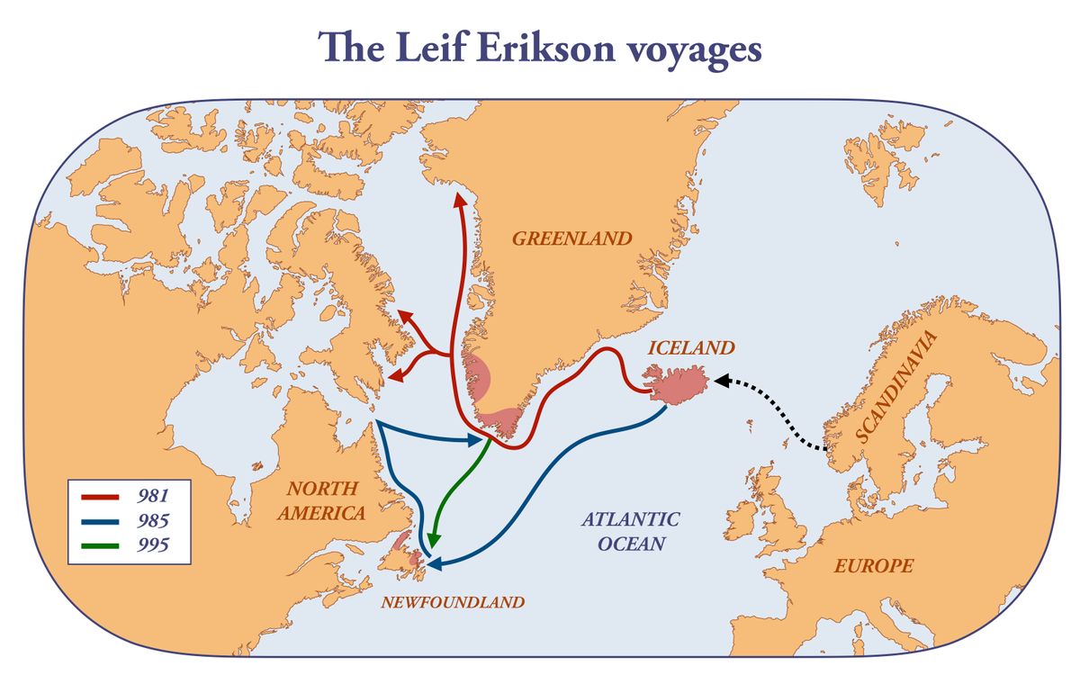 Leif Eriksson utazásai Amerikában
