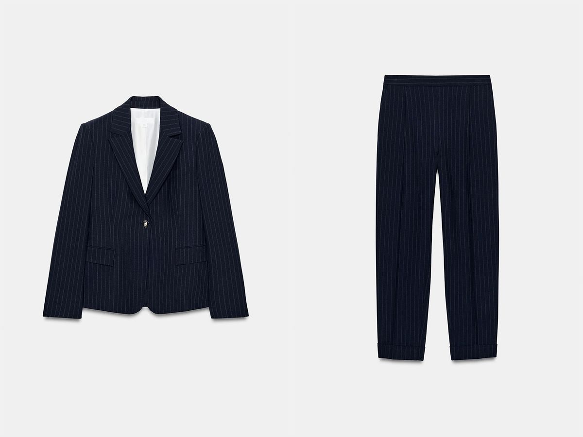 Sosem megy ki a divatból, nadrágkosztüm.