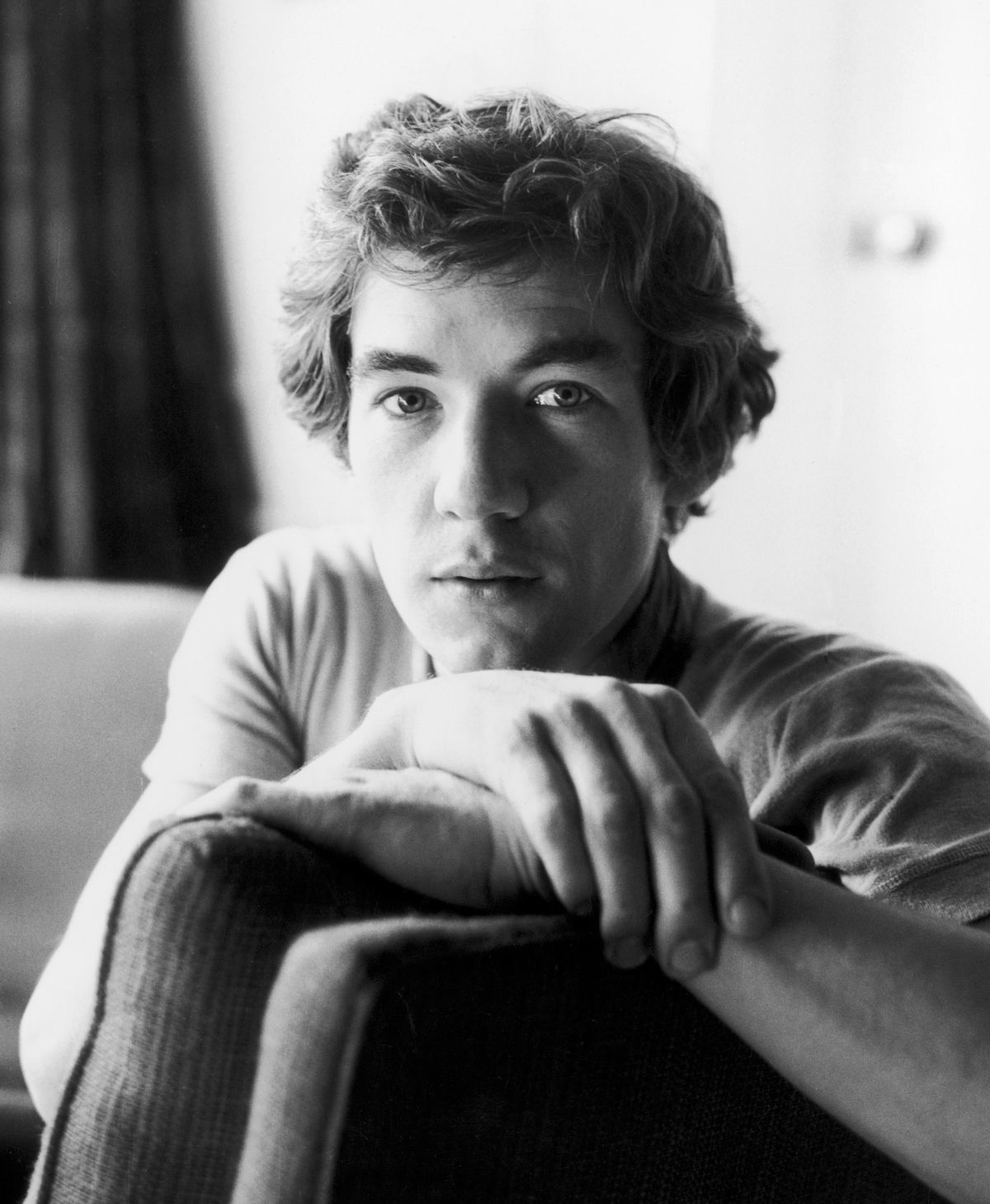 Színészek fiatalon: Ian McKellen.