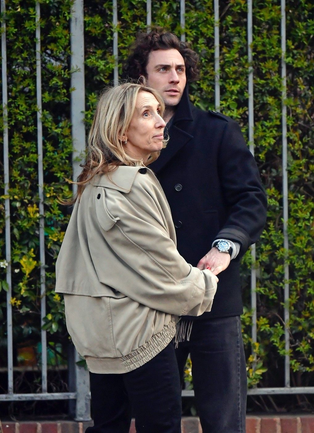 Aaron Taylor-Johnson és felesége