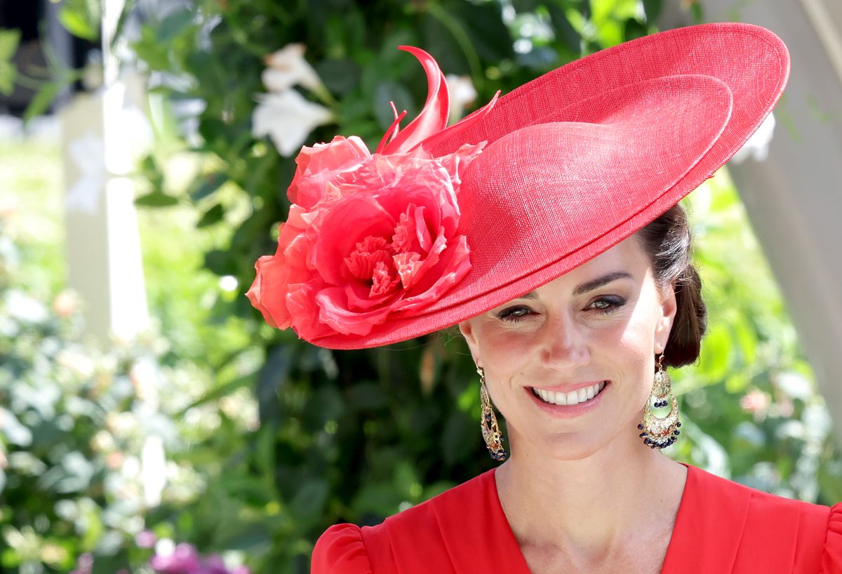 Katalin hercegné a 2023-as Royal Ascot derbin.