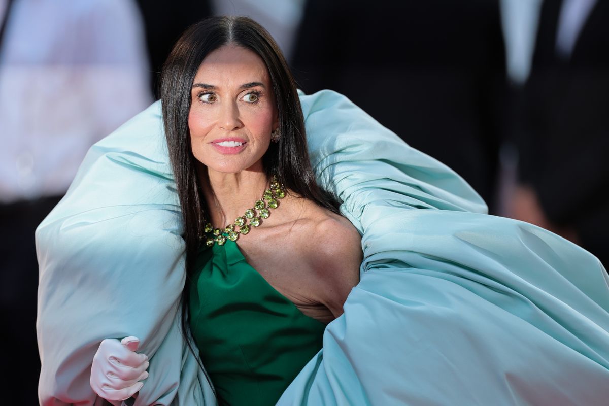 CANNES, FRANCE - MAY 23: Jury member Demi Moore attends the closing ceremony of the 79th annual Cannes Film Festival at Palais des Festivals on May 23, 2026 in Cannes, France. (Photo by Neilson Barnard/Getty Images)