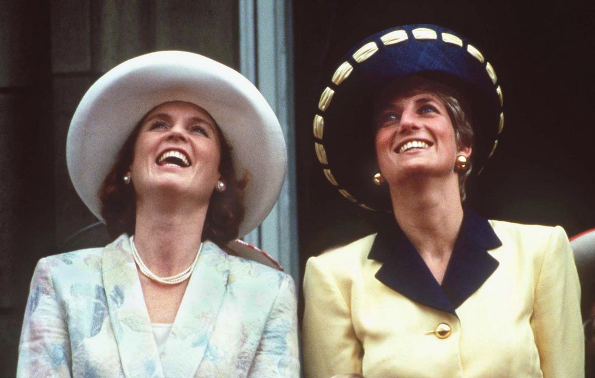 Sarah Ferguson és Diana hercegné.