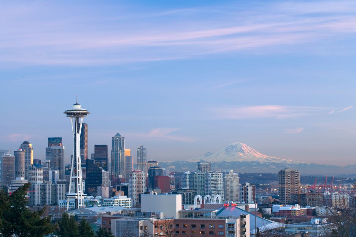 Aktív vulkán Seattle közelében