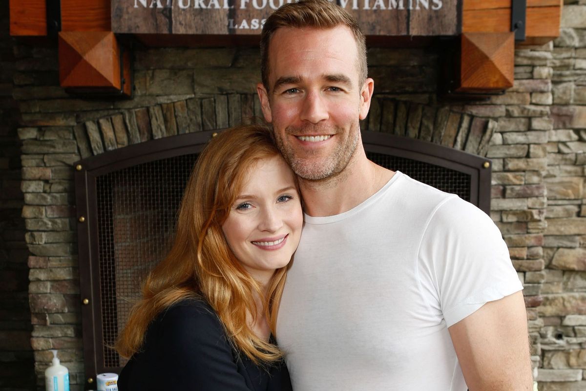 James Van Der Beek és felesége, Kimberly.