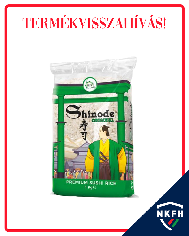 Termékvisszahívás: sushi rizs