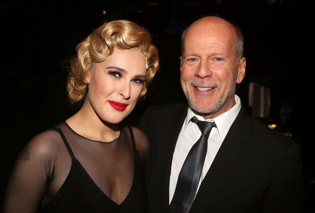 Rumer Willis és az apja, Bruce Willis 2015-ben.