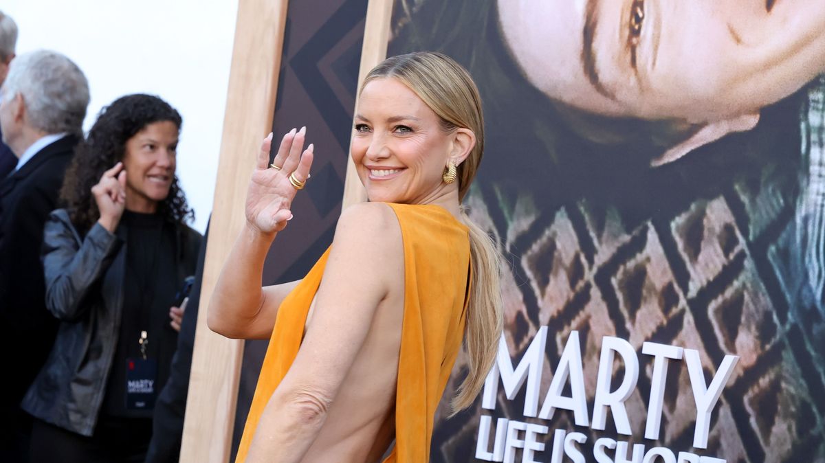 LOS ANGELES, CALIFORNIA - MAY 06: Kate Hudson attends the Los Angeles Premiere of Netflix's "Marty, Life Is Short" at The Egyptian Theatre Hollywood on May 06, 2026 in Los Angeles, California. (Photo by Kevin Winter/Getty Images)