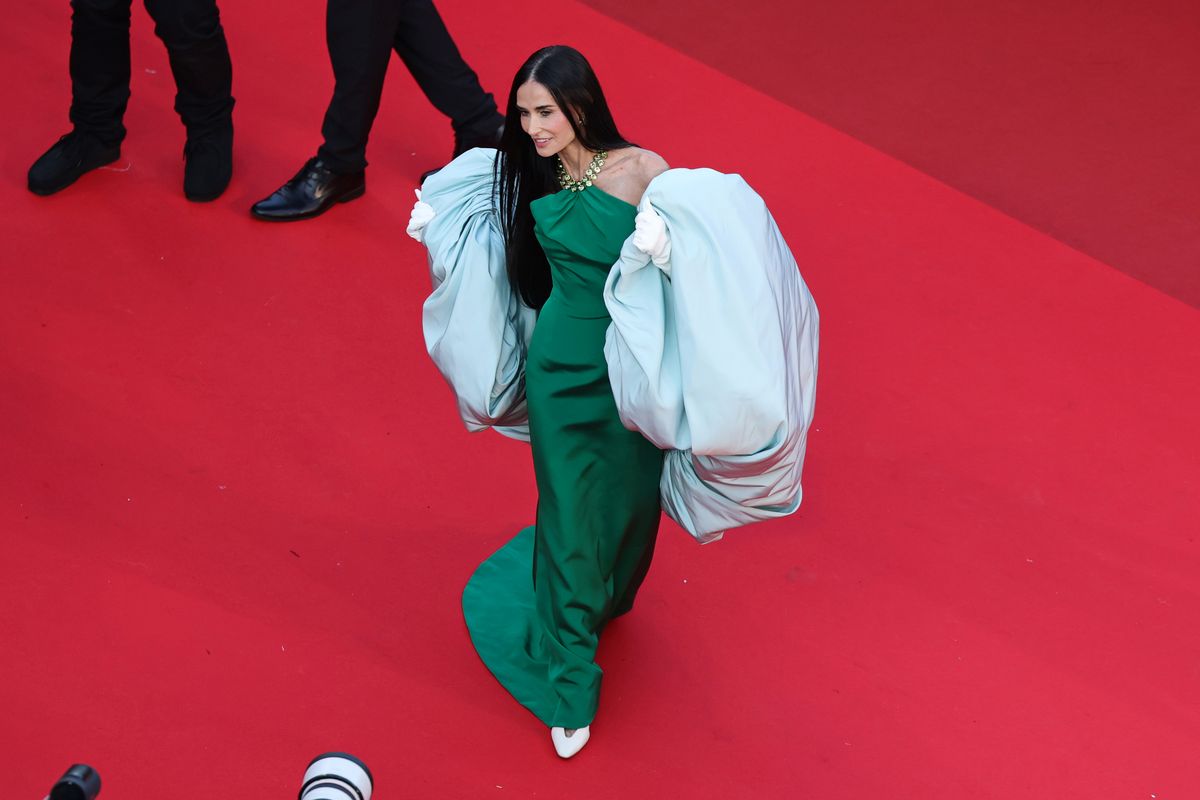 CANNES, FRANCE - MAY 23: Jury Member Demi Moore attends the closing ceremony of the 79th annual Cannes Film Festival at Palais des Festivals on May 23, 2026 in Cannes, France. (Photo by Andreas Rentz/Getty Images)