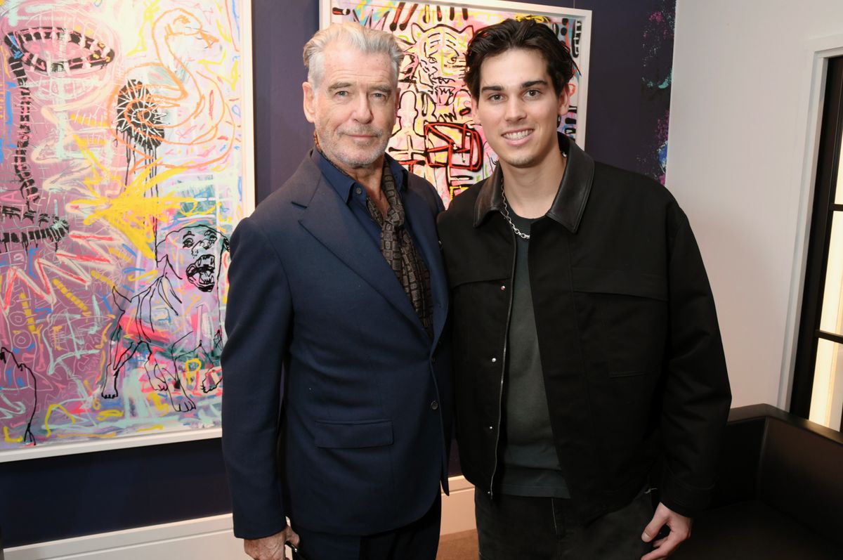 Pierce Brosnan és fia, Paris