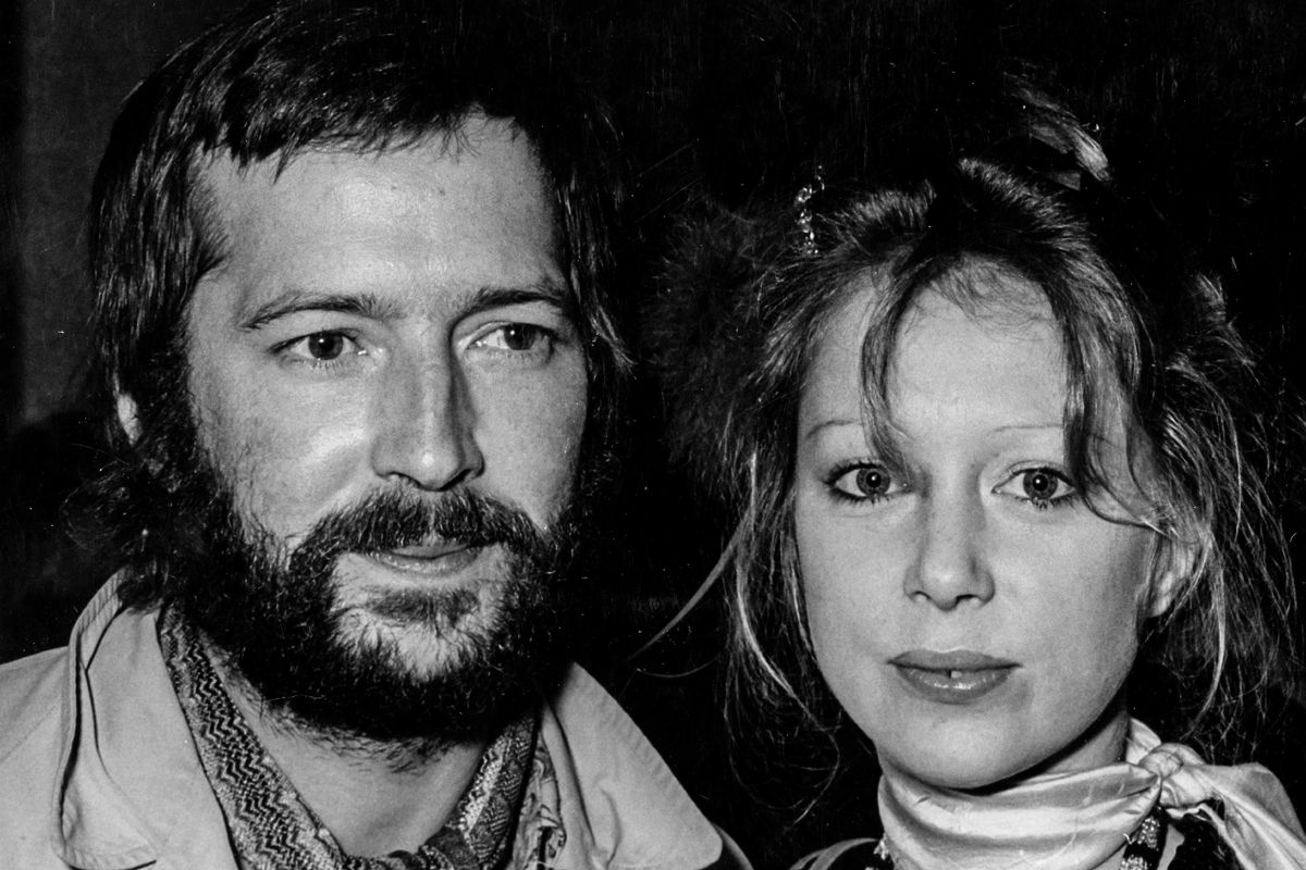 Eric Clapton és Pattie Boyd, London 1975.