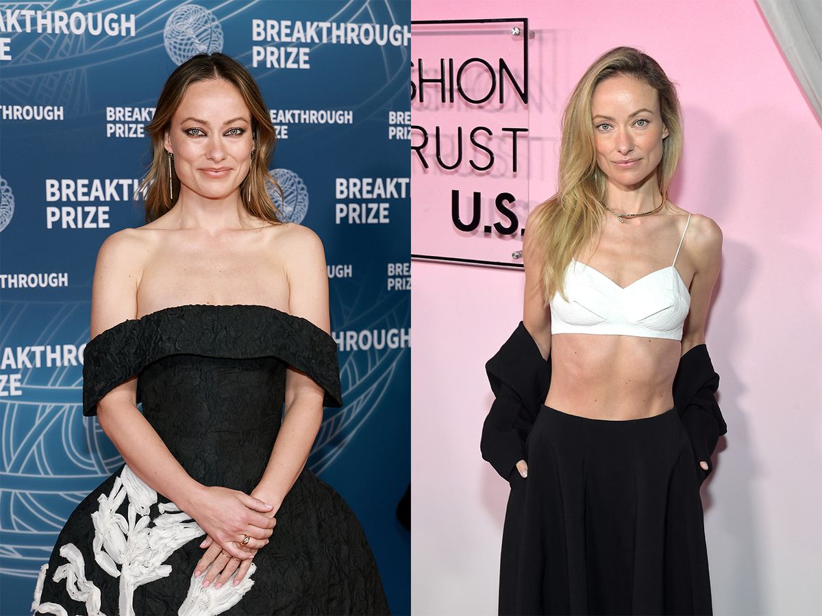 Olivia Wilde: a jobb oldali fotó április 7-én készült Los Angelesben, a Fashion Trust U.S. Awards gálán. Ez volt az első, amely elindította a lavinát a közösségi médiában