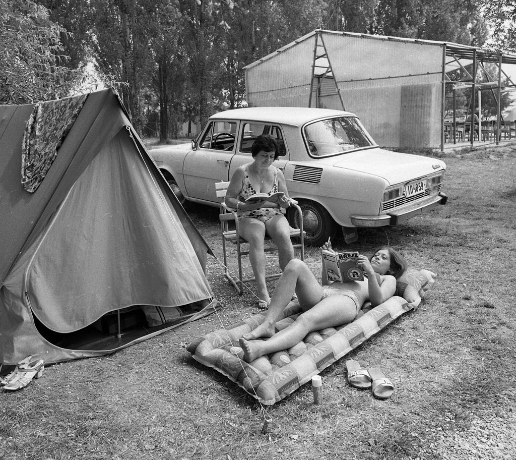 1976 Balatonszabadi-fürdőtelepen