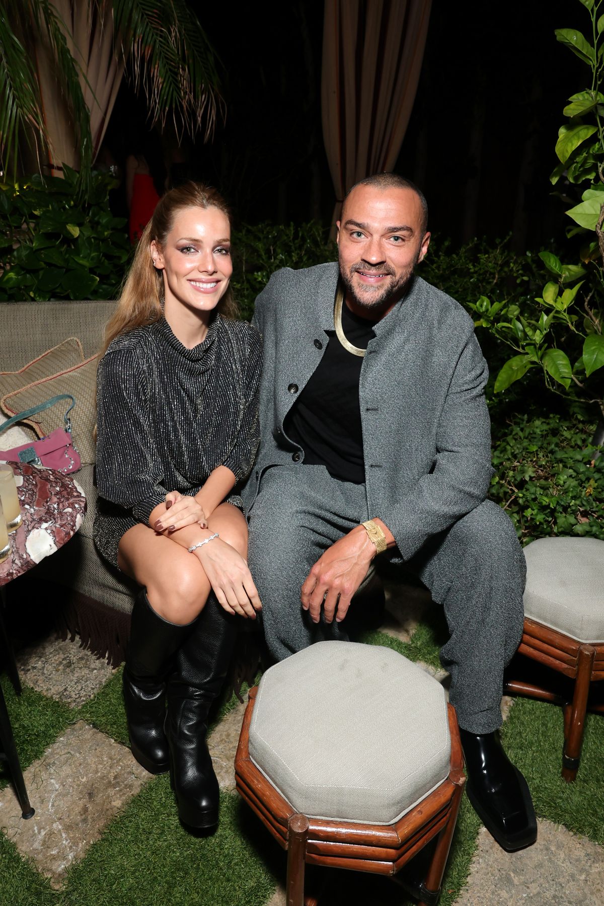Alejandra Onieva és A Grace klinika sztárja, Jesse Williams. 