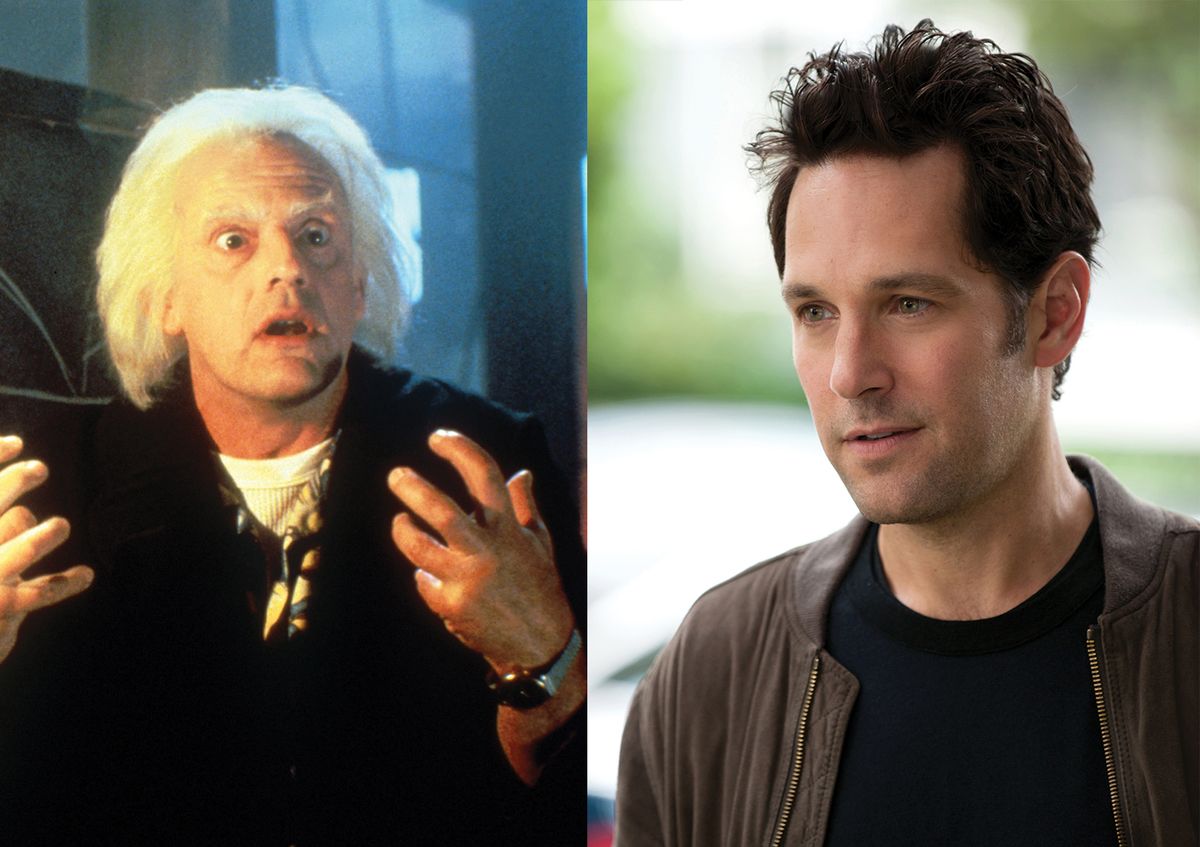 Christopher Lloyd és Paul Rudd 
