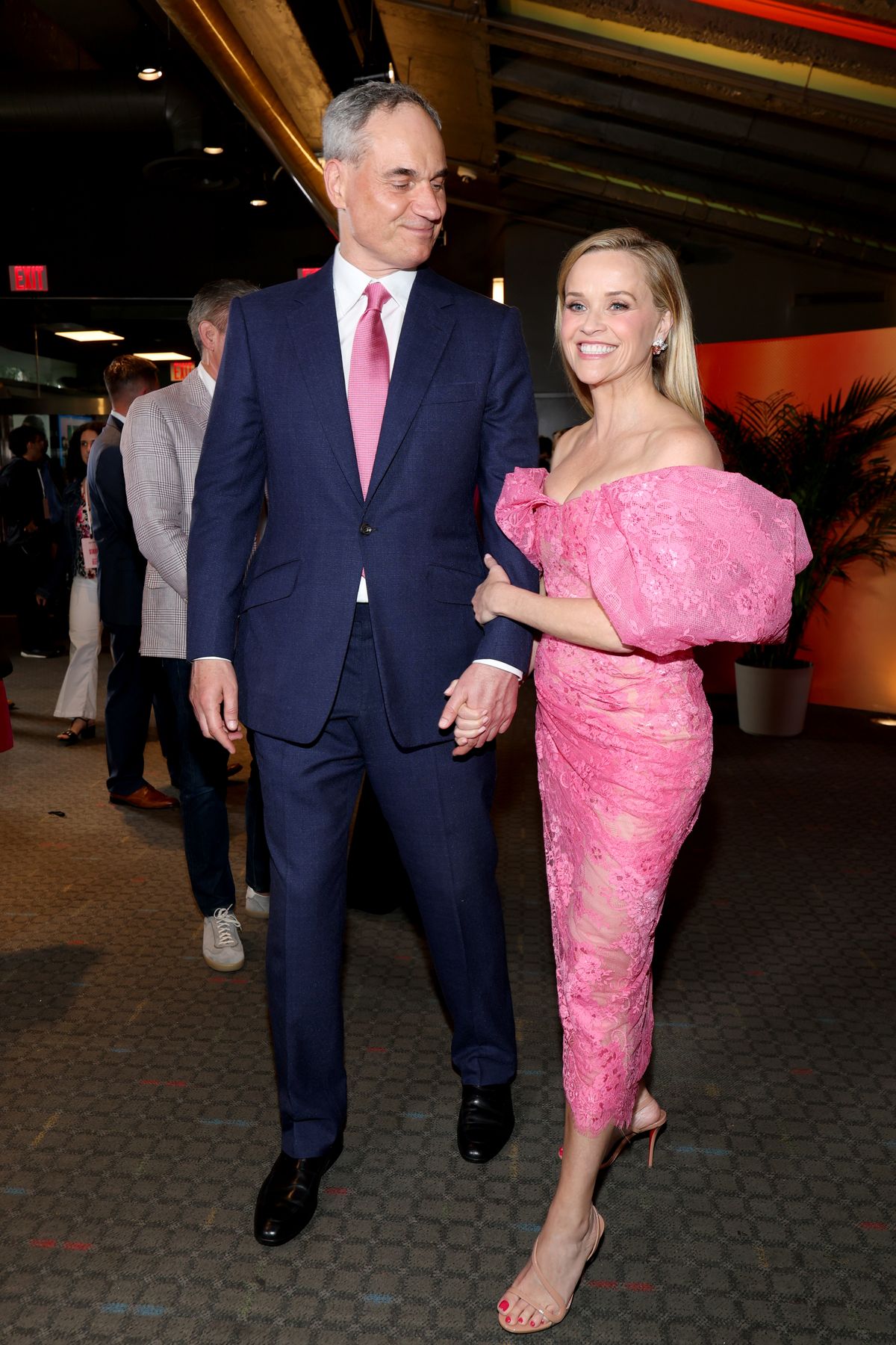 NEW YORK, NEW YORK - JUNE 23: Oliver Haarmann and Reese Witherspoon attend as Prime Video presents The World Premiere of New Series "Elle" on June 23, 2026 in New York City. (Photo by Kevin Mazur/Getty Images for Prime Video)