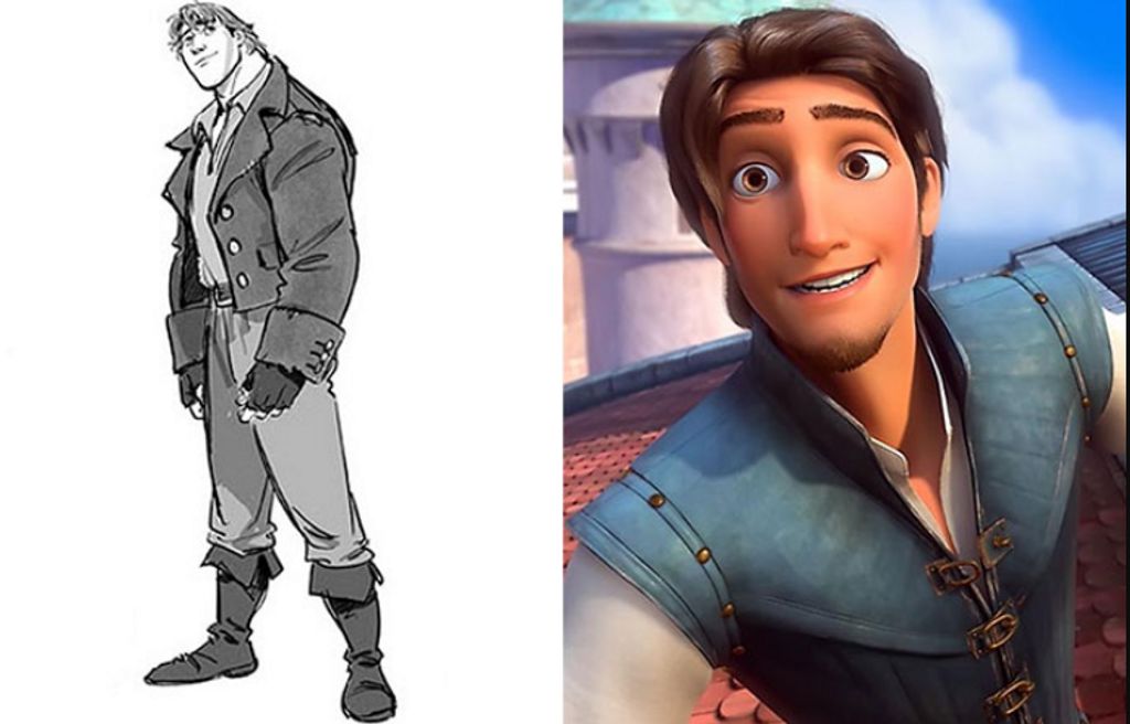 Flynn Rider első és utolsó változata