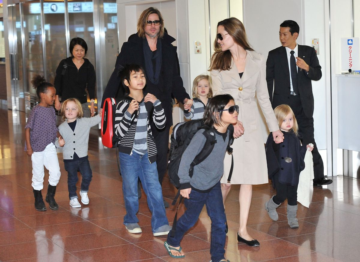 Angelina Jolie és Brad Pitt gyerekei még a nagy családi drámák előtt.