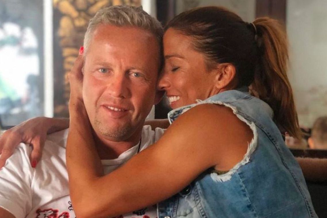Rubint Réka legnagyobb támasza férje, Schobert Norbi és gyerekeik.