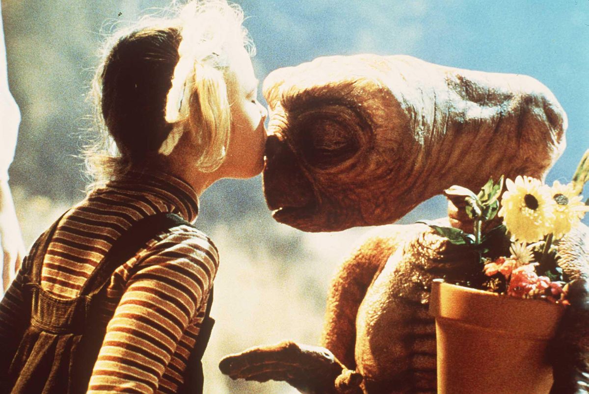 E.T., a földönkívüli és a gyermek Drew Barrymore