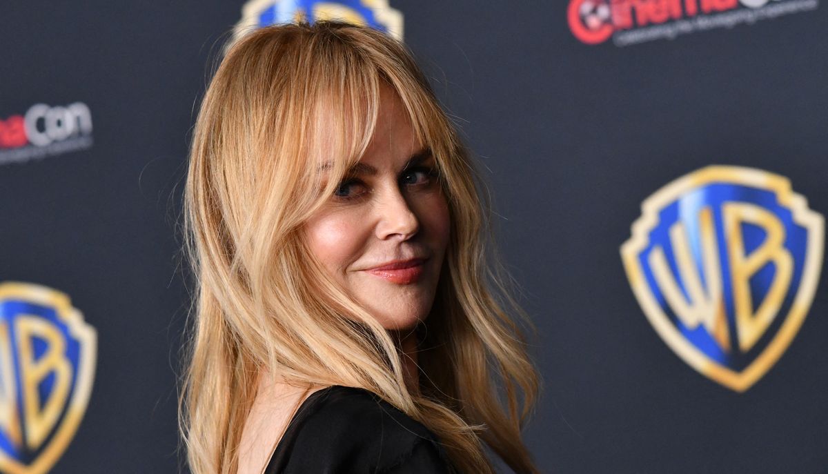 Australian actress/producer Nicole Kidman promotes her upcoming film Practical Magic 2 during the Warner Bros presentation at CinemaCon at The Colosseum at Caesars Palace in Las Vegas, Nevada, on April 14, 2026. (Photo by Chris Delmas / AFP)