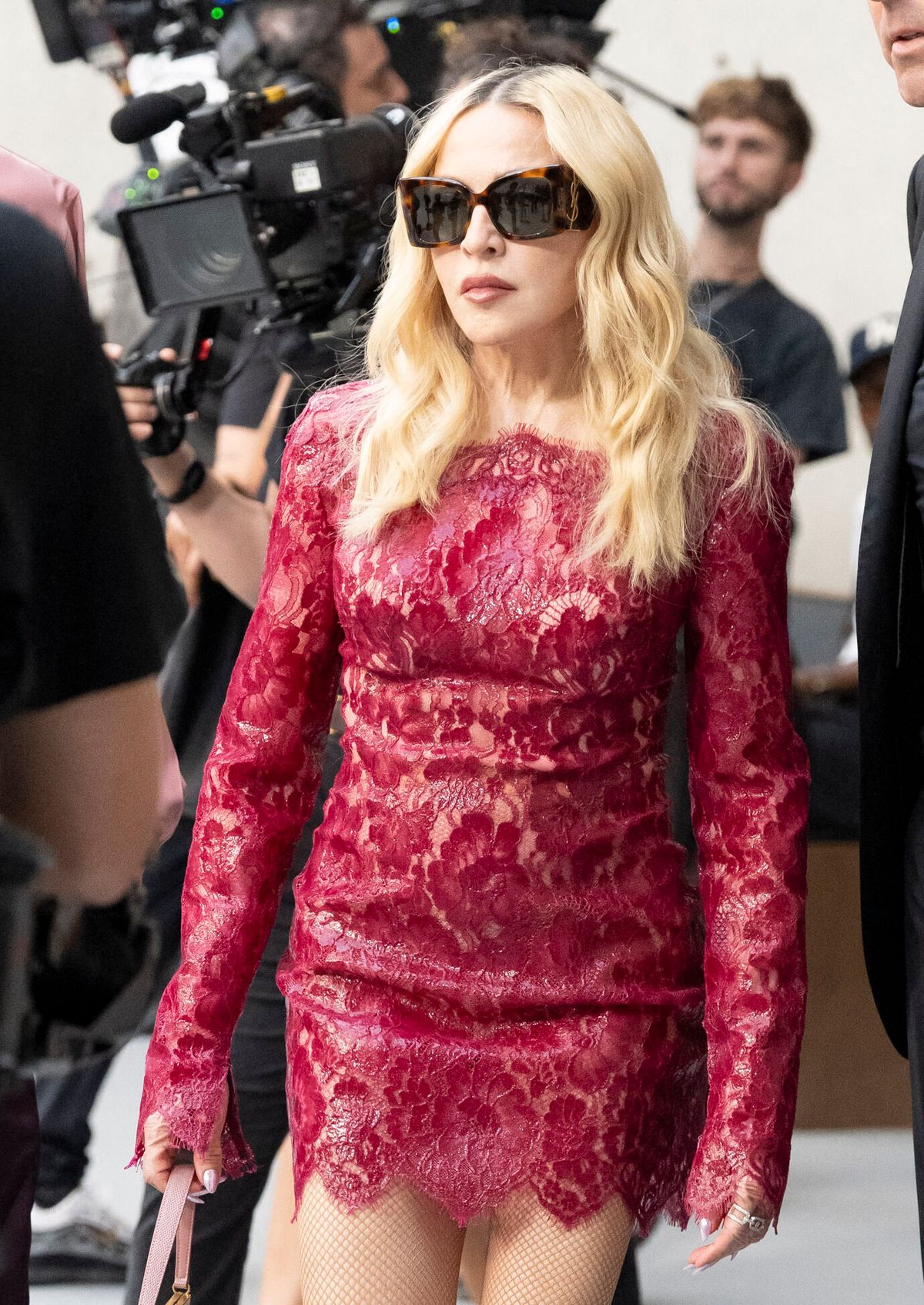 Madonna a párizsi divathéten