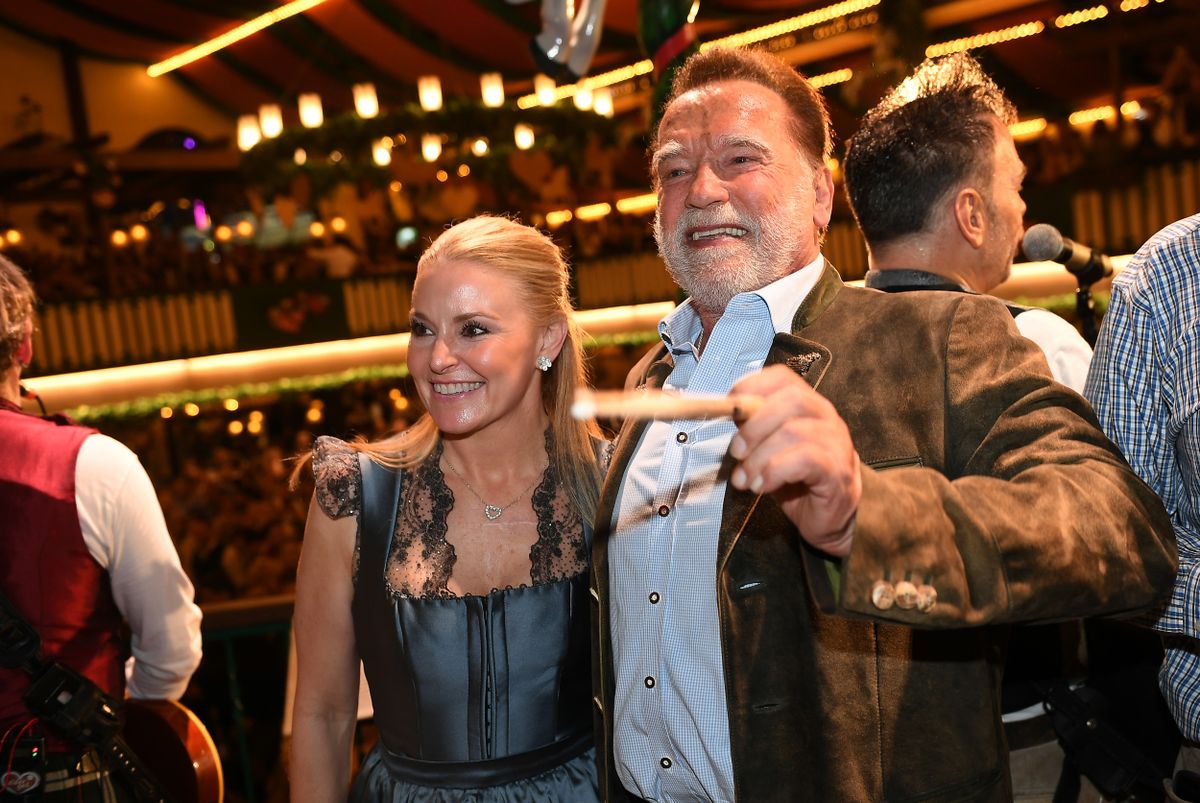 Arnold Schwarzenegger és párja, Heather Milligan.