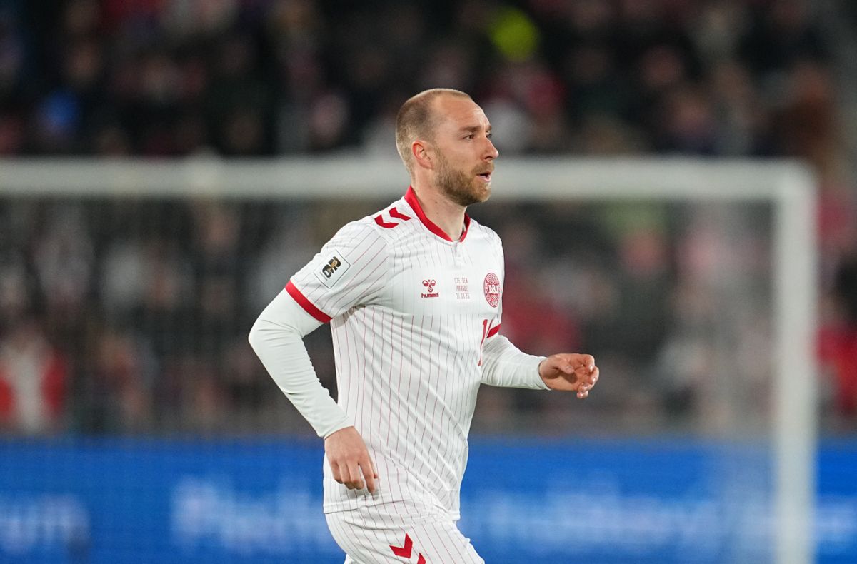 Christian Eriksen Dánia válogatottjában.