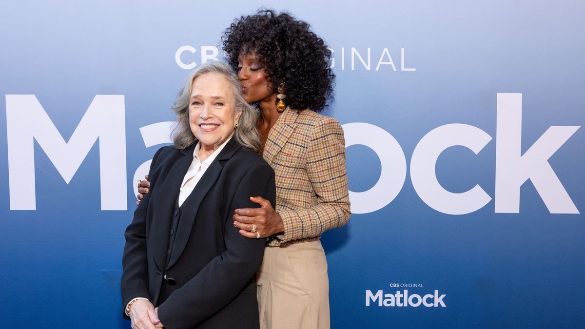 Kathy Bates és Skype P. Marshall a Matlock LosAngeles-i kampányeseményen. 