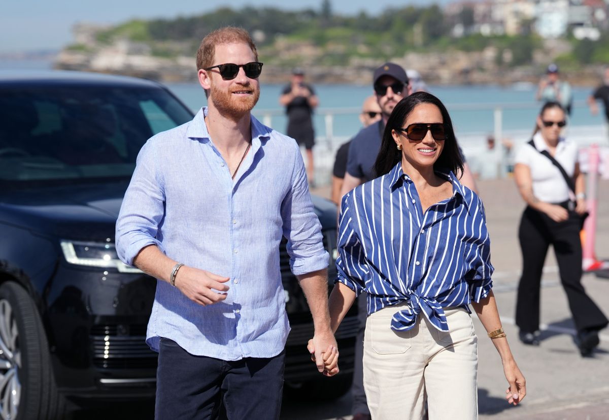Harry herceg és Meghan hercegné szerepel a fotón