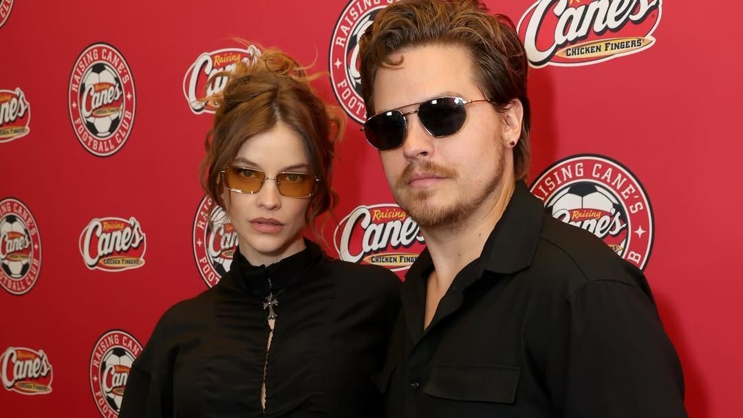 Palvin Barbara és férje, Dylan Sprous a foci-vb-n