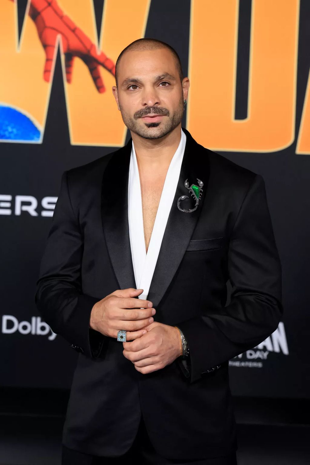 A Pókember: Vadonatúj nap világpremierje - Michael Mando, aki Mac Gargan / Skorpió karakterét játssza.