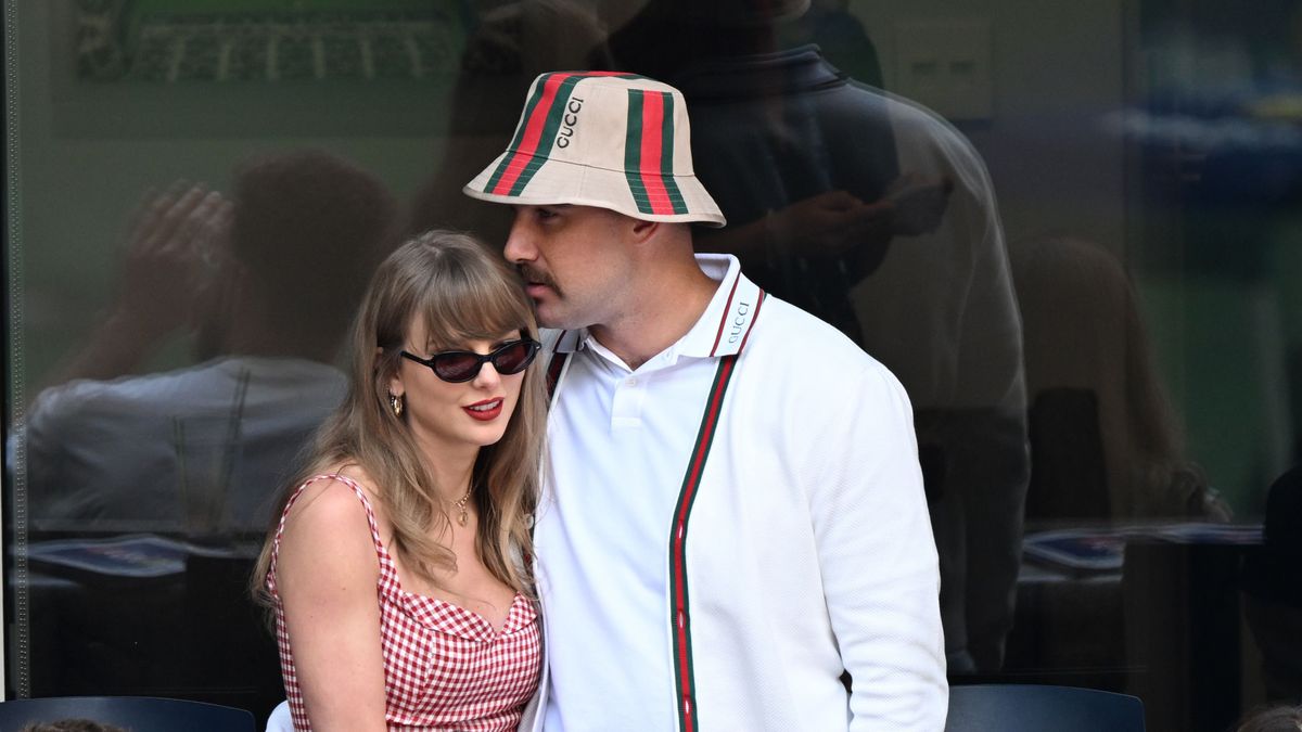 Travis Kelce és Taylor Swift esküvőjük előtt.