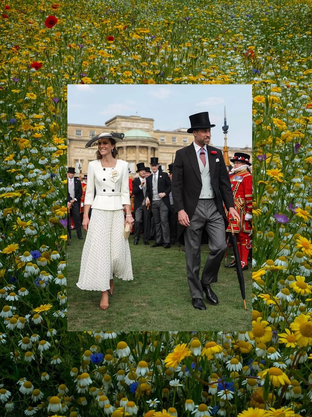 Garden Party a Buckhingam-palotában - Katalin hercegné és Vilmos herceg