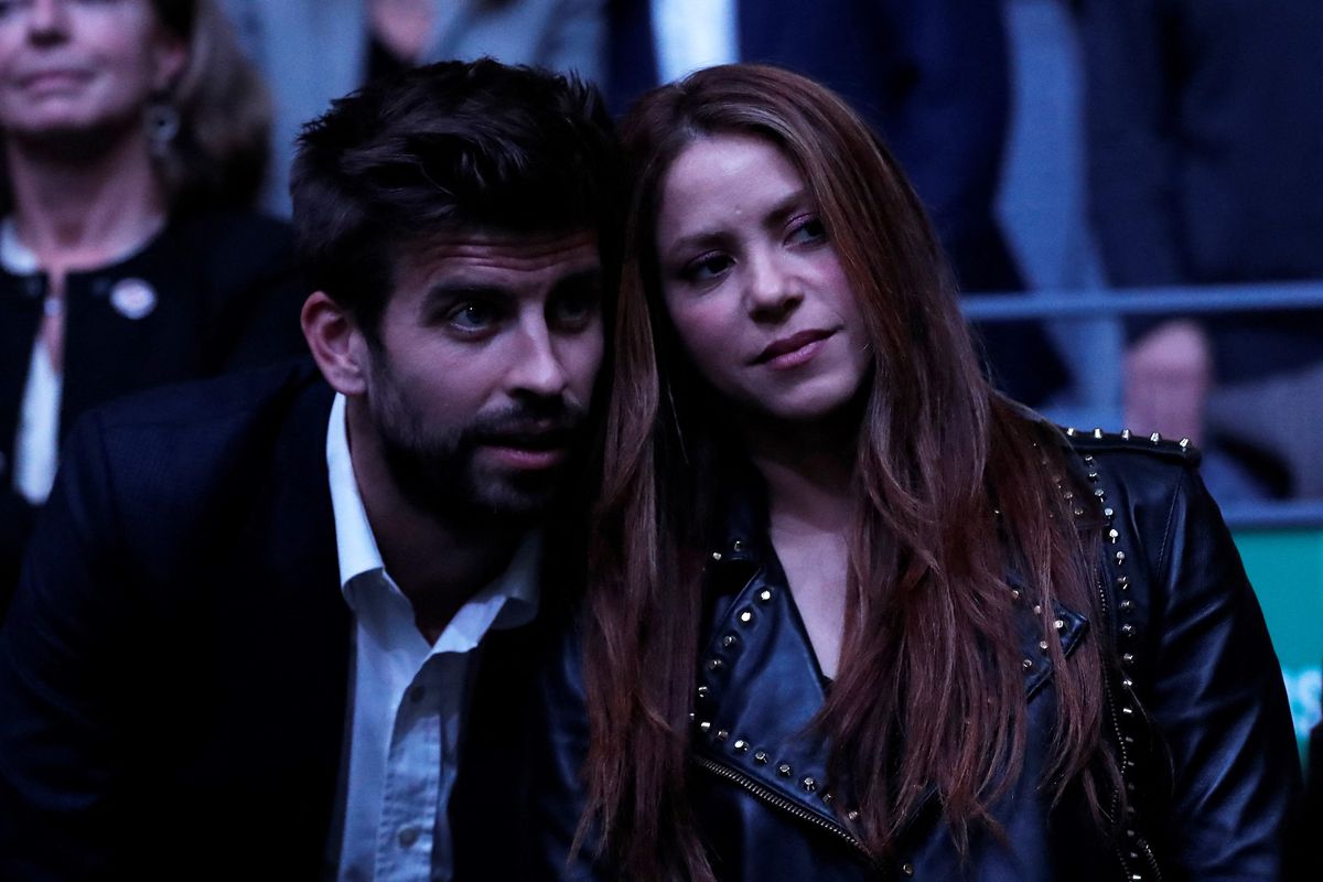 MADRID, SPAIN - NOVEMBER 24: Barcelona's football player Gerard Pique and Colombian singer Shakira attend the final ceremony of 2019 Davis Cup final at La Caja Magica on November 24, 2019 in Madrid, Spain.
Burak Akbulut / Anadolu Agency (Photo by BURAK AKBULUT / ANADOLU AGENCY / Anadolu via AFP)
