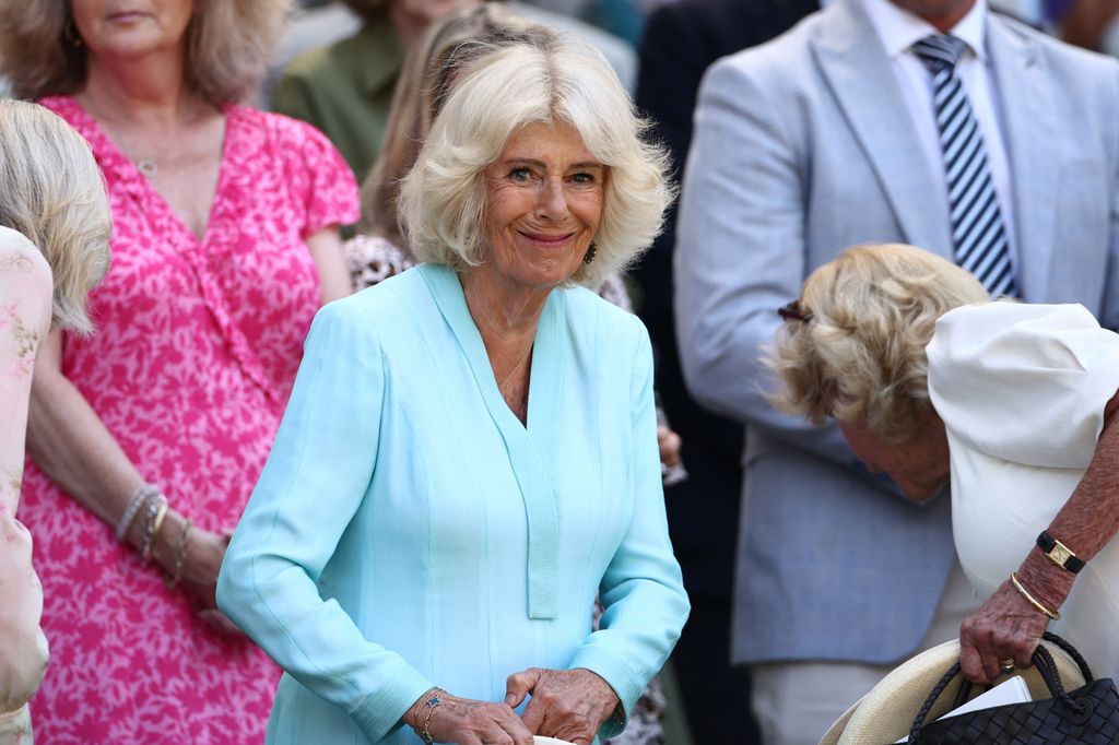 Kamilla királyné 2026-ban Wimbledonban.