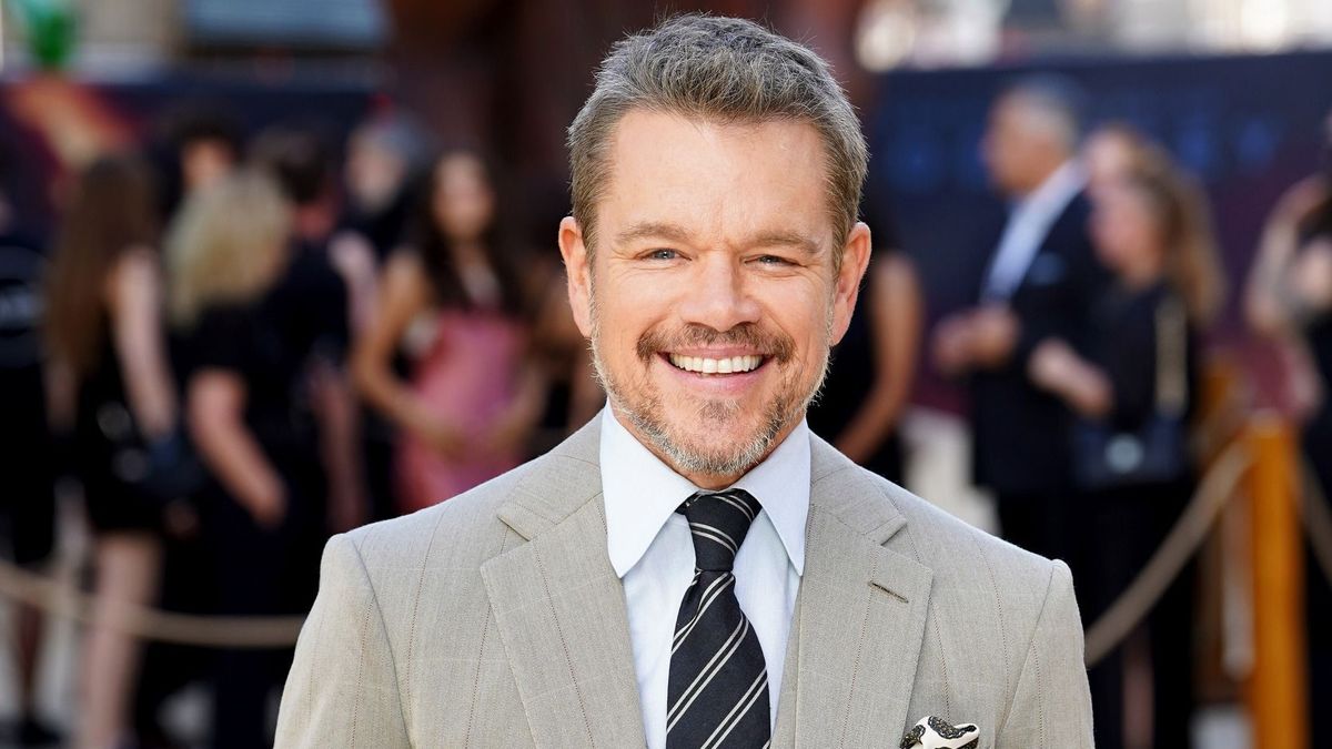 Matt Damon lányaival és feleségével kérkezett az Odüsszeia londoni világpremierjére.