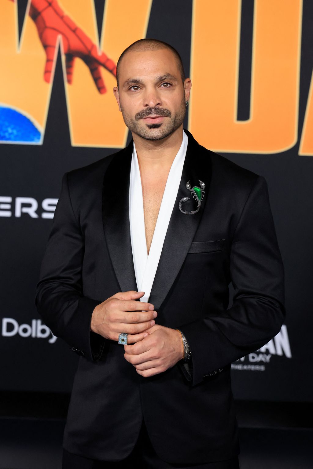 A Pókember: Vadonatúj nap világpremierje - Michael Mando, aki Mac Gargan / Skorpió karakterét játssza.