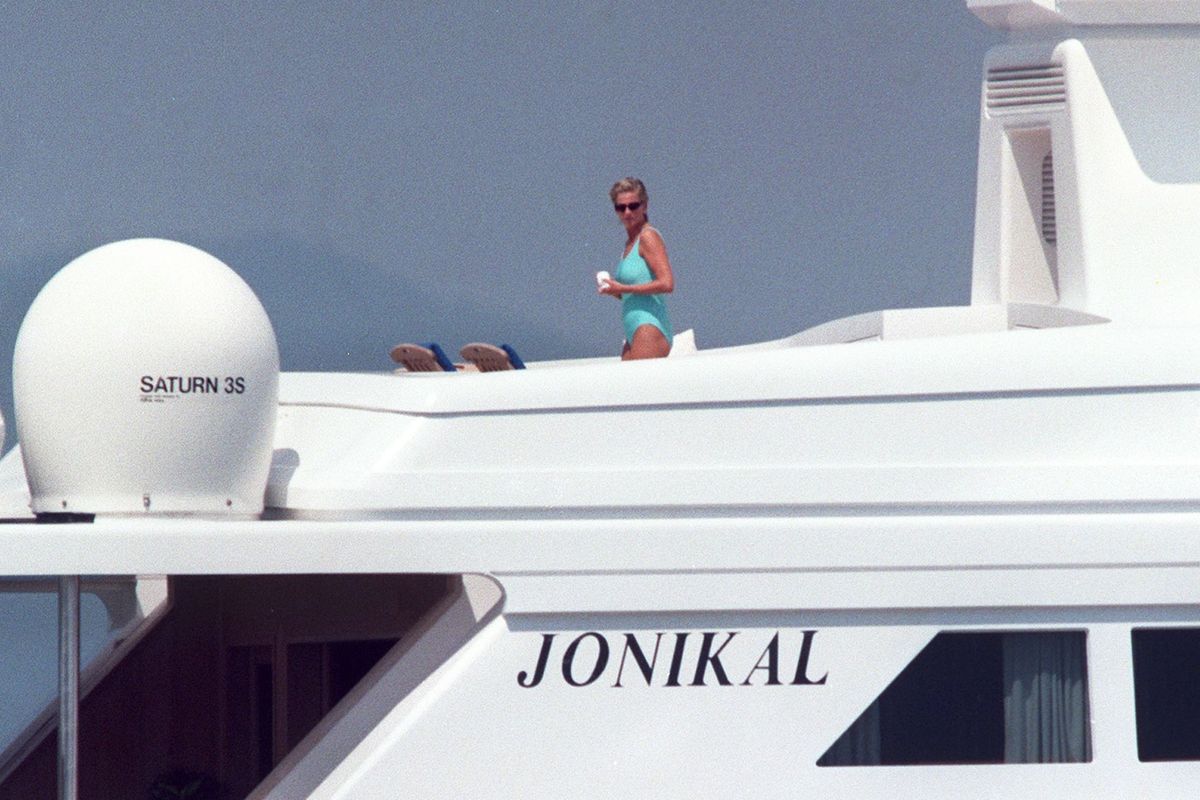 Diana hercegné 1997-ben Saint-Tropez-ban nyaralt.