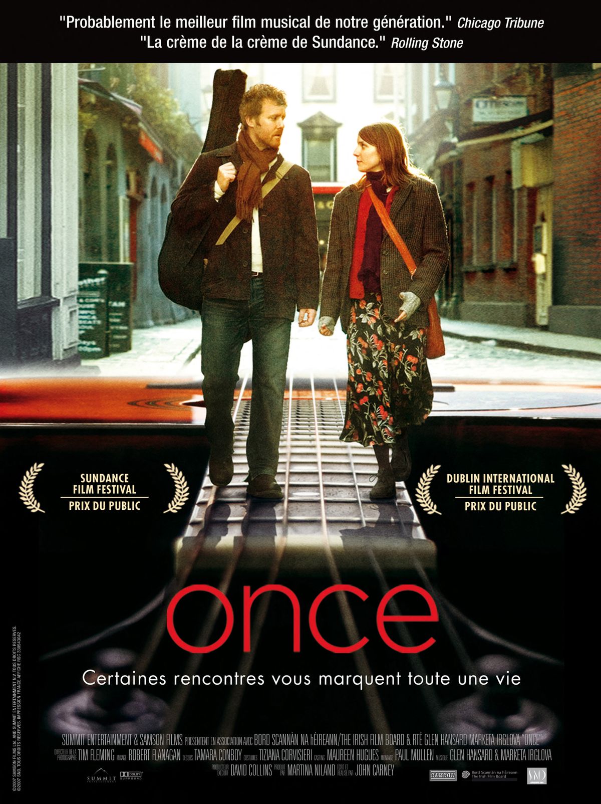 Once
2007
Real John Carney
Glen Hansard
Marketa Irglova.
Collection Christophel © Bord Scannan na heireann / Irish Film Board (Photo by Bord Scannan na heireann / Irish / Collection ChristopheL via AFP)