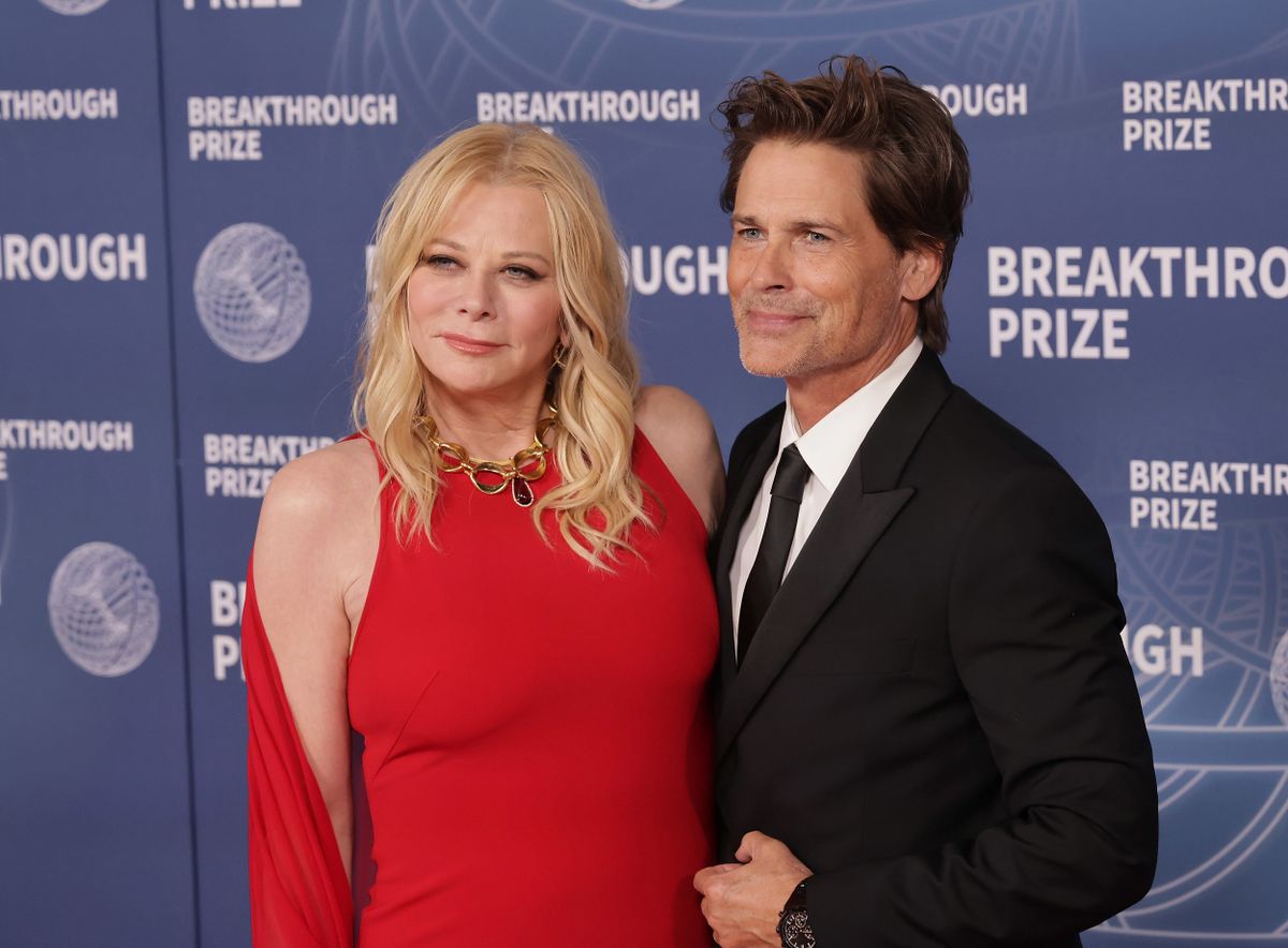 April 5, 2025, Santa Monica, California, USA: Sheryl Berkoff, Rob Lowe attend the 11th Breakthrough Prize Ceremony at Barker Hangar on April 05, 2025 in Santa Monica, California. (Credit Image: © Crash/imageSPACE via ZUMA Press Wire)