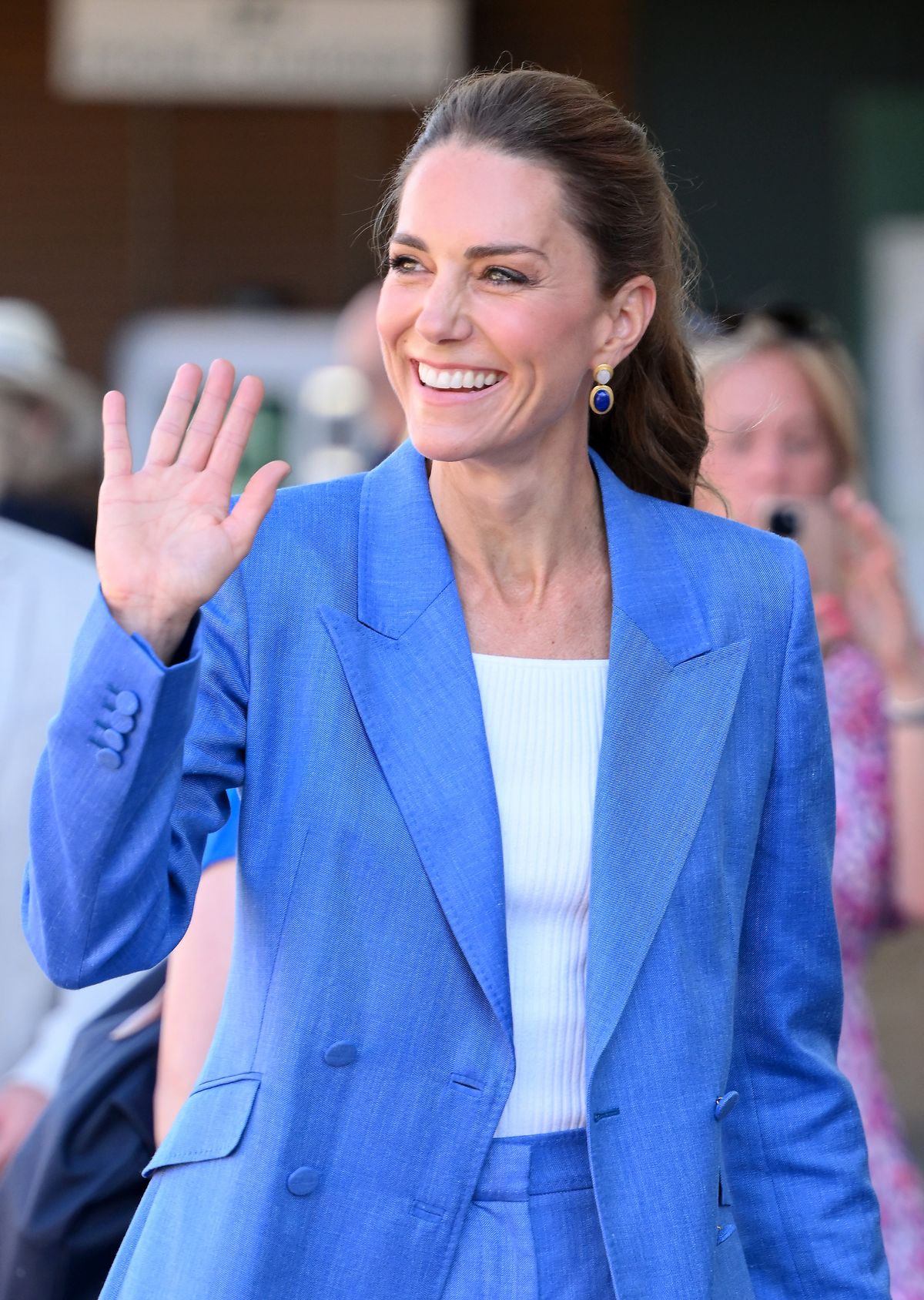 LONDON, ENGLAND - JULY 02: Catherine, Princess of Wales attends day four of the 2026 Wimbledon Tennis Championships at the All England Lawn Tennis and Croquet Club on July 02, 2026 in London, England.  (Photo by Karwai Tang/WireImage)