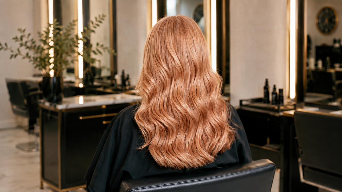 Az eperszőke hajszín (strawberry blonde) 2026 őszének trendszíne