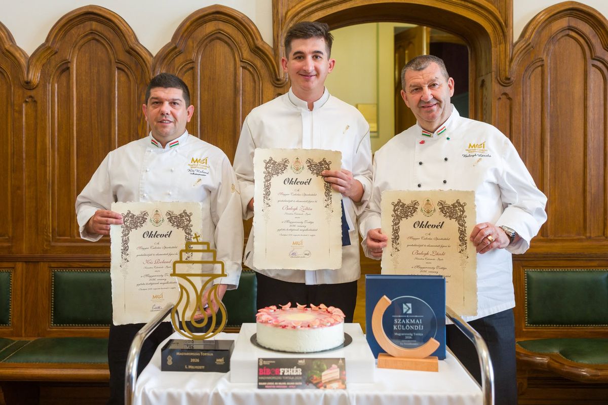 A 2026-os Magyarország Tortája versenyt a Bíborfehér torta nyerte