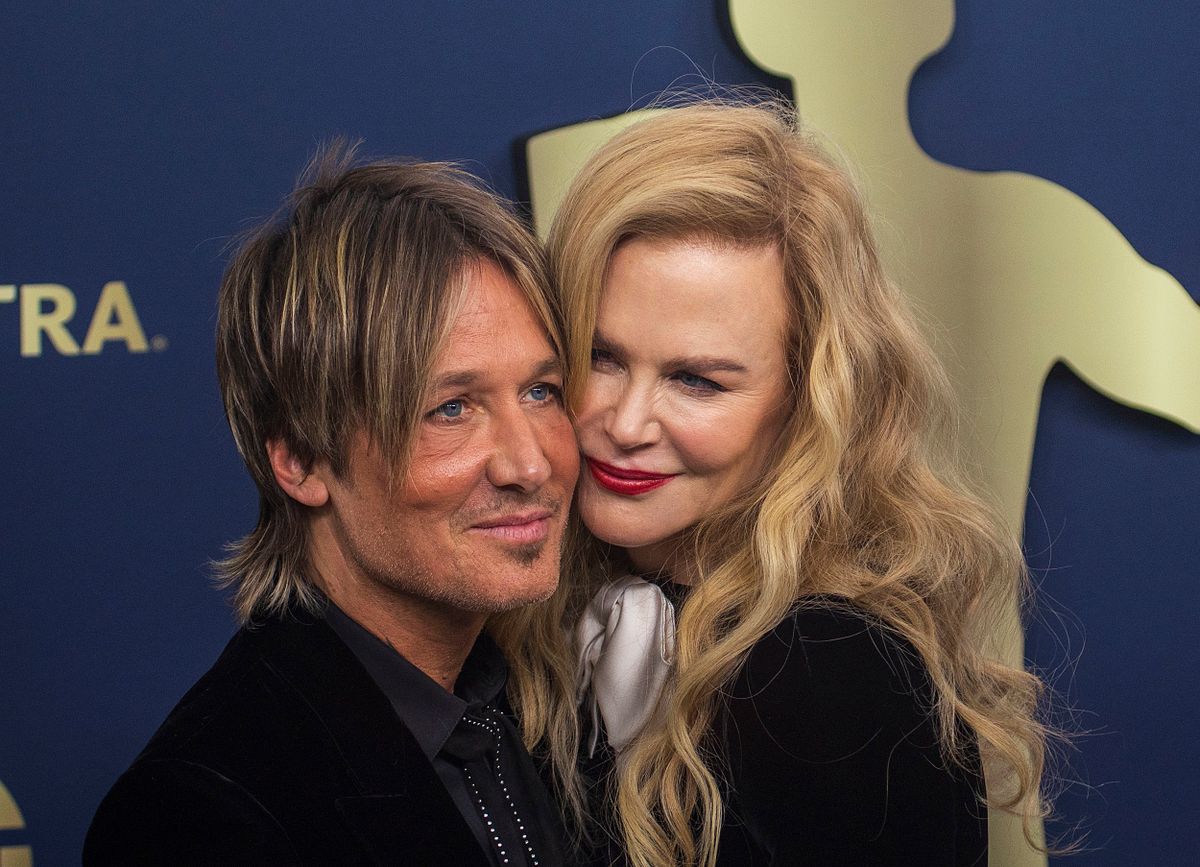 February 27, 2022, Santa Monica, California, USA: Keith Urban calls it quits on their marriage to Nicole Kidman after almost 20 years together. FILE PHOTO: Keith Urban and Nicole Kidman at red carpet of the 28th Annual Screen Actors Guild Awards held on Sunday February 27, 2022 at The Barker Hangar in Santa Monica, California. JAVIER ROJAS/PI (Credit Image: © PI via ZUMA Press Wire)