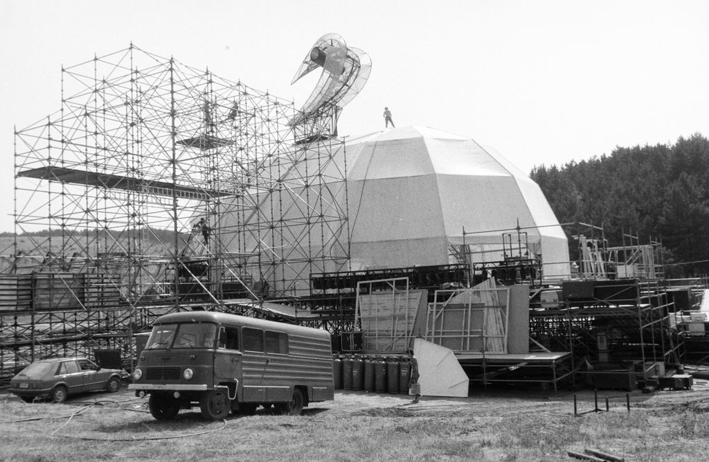 Magyarország, Pilisborosjenő - A felvétel a Fenevad Fesztiválon, a Grizzly II: The Concert című film forgatása alkalmával készült 1983-ban.