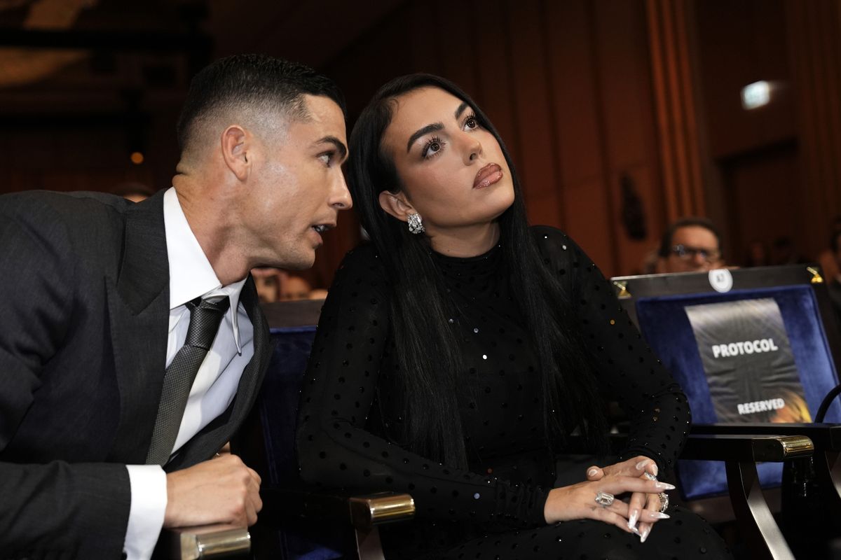December 28, 2025, Dubai, United Arab Emirates: Cristiano Ronaldo and Georgina Rodriguez during the Globe Soccer Awards 2025- 16h edition. in Dubai, UAE - Sport Soccer - December 28, 2025 (Photo by Fabio Ferrari/LaPresse) (Credit Image: © Fabio Ferrari/LaPresse via ZUMA Press)