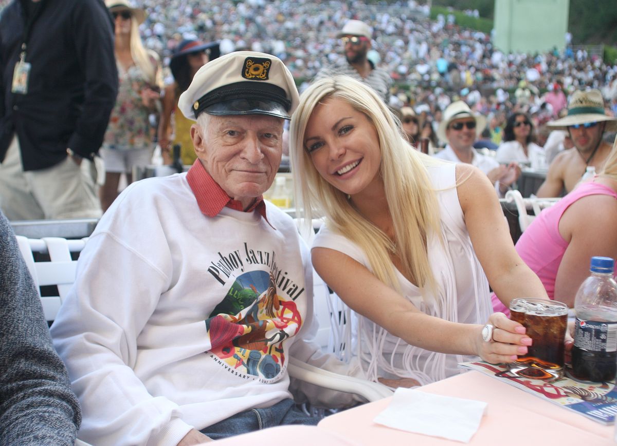 Hugh Hefner és felesége, Crystal Hefner