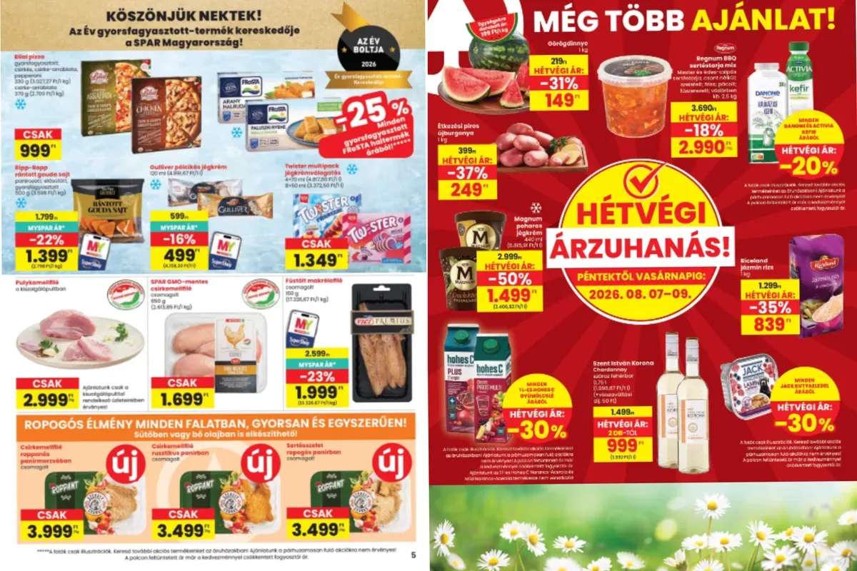 Most ismét nagyon megéri a SPAR-t választani.