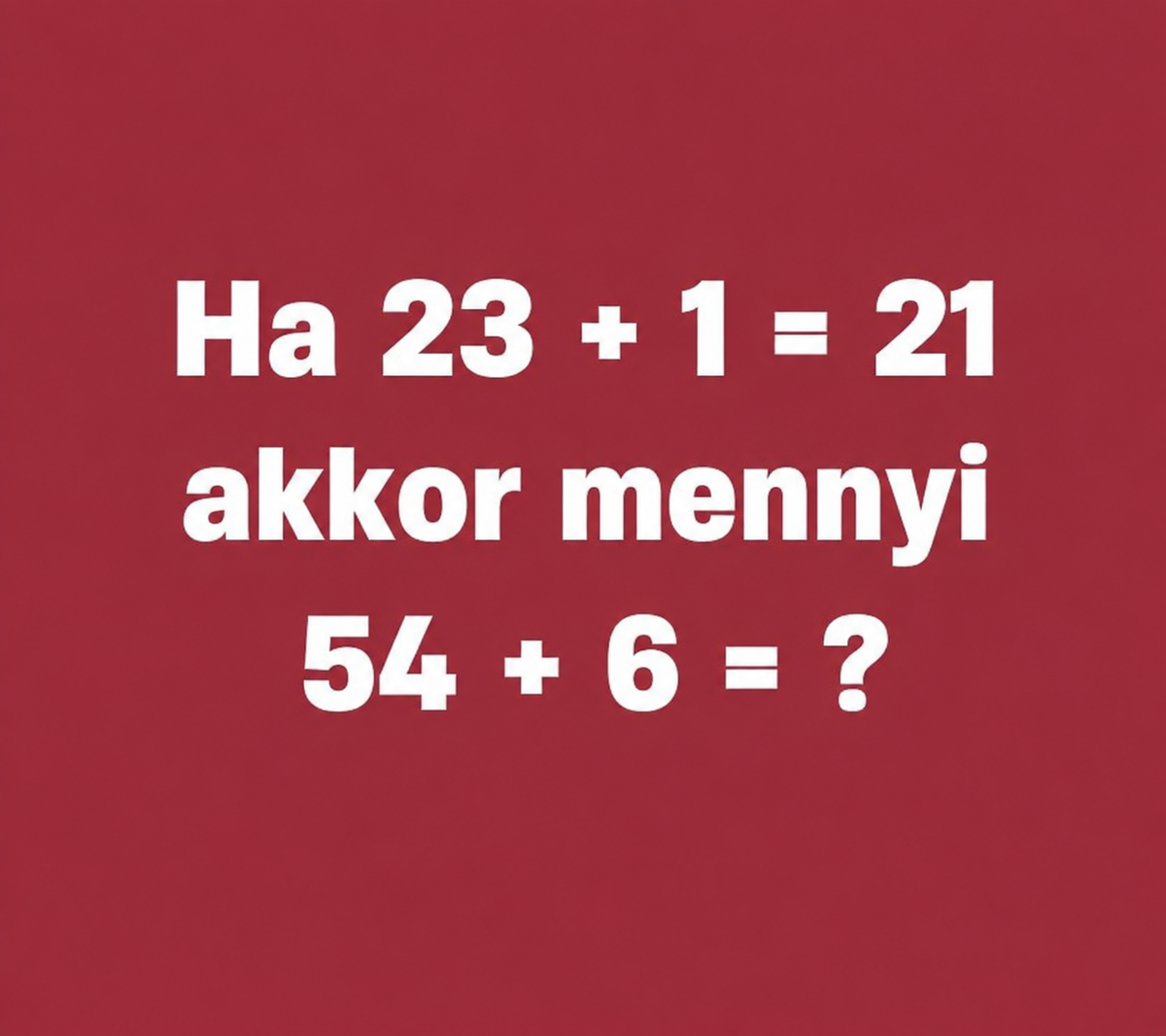 IQ-teszt: csak a zsenik tudják megoldani ezt a matekpéldát